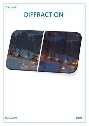 Plan De Travail Diffraction Ondes