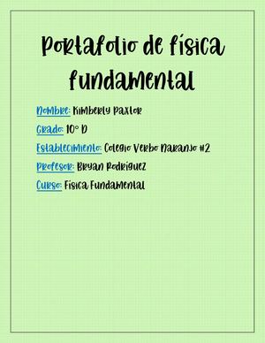 Portafolio Fisica