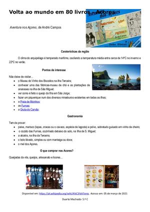 Calameo Volta Ao Mundo Em 80 Livros 5 º C E 5 º D