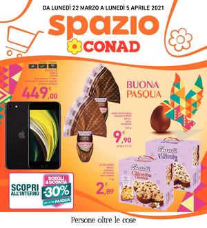 Volantino Conad Spazio Piemonte Nord Ovest 22 Marzo 05 Aprile
