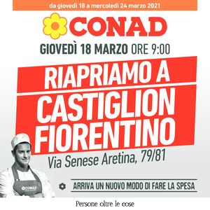 Volantino Conad Castiglion Fiorentino Nord Ovest 18 Marzo 24 Marzo