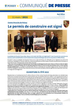 Cp signature Porsche Poissy