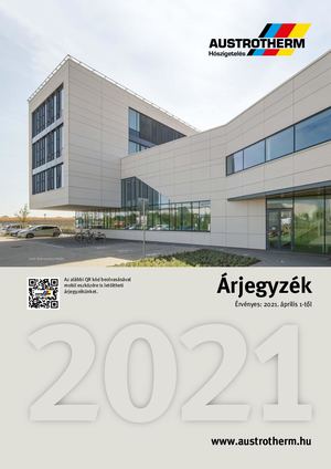 Austrotherm Arjegyzek 2021