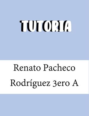 Portafolio de Tutoría