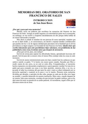 Memorias Del Oratorio (1) Páginas 1 29 Páginas 1 24