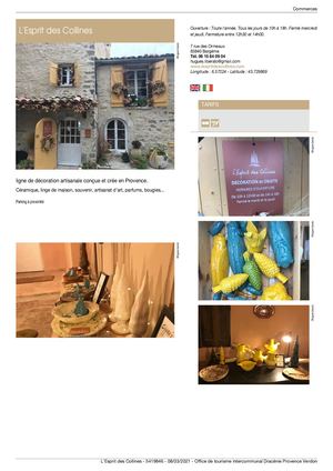 Artisanat En Dracenie Provence Verdon