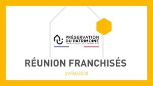 Réunion Franchisés 20200629