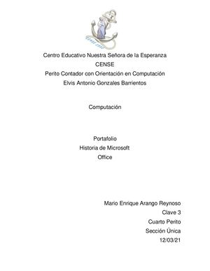 Historia De Microsoft Office