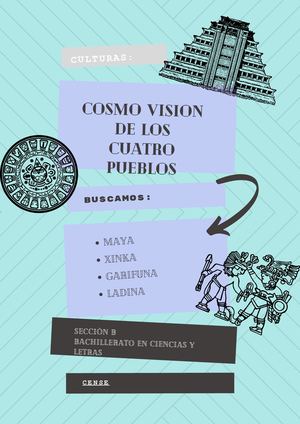 Periódico de la cosmovisión de los cuatro pueblos.