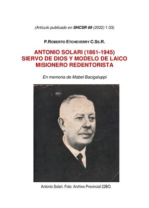 El Siervo De Dios, Antonio Solari