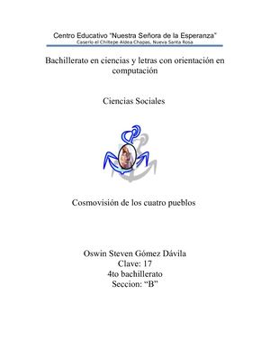 Los 4 Pueblos Oswin Steven Gomez Davila