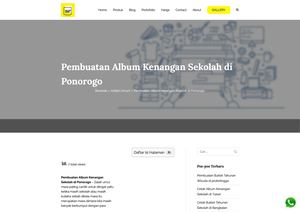 Pembuatan Album Kenangan Sekolah Di Ponorogo _ Jasa Pembuatan Buku Kenangan Sekolah