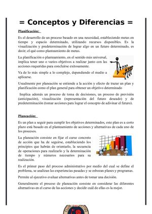 Planeación Y Planificación