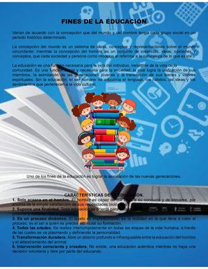 Fines De La Educación