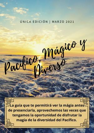 Pacífico, Mágico Y Diverso