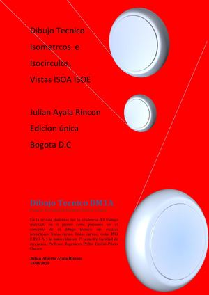 Dibujo Tecnico Figuras Isometricas;Isocirculos  Vistas ISOA ISOE