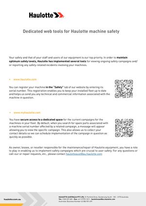 Safety Information Web AU