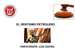 Rentismo Petrolero