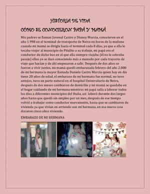 Mi Historia De Vida-KAREN CASTRO