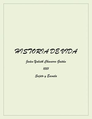 Historia De Vida Word Pdf