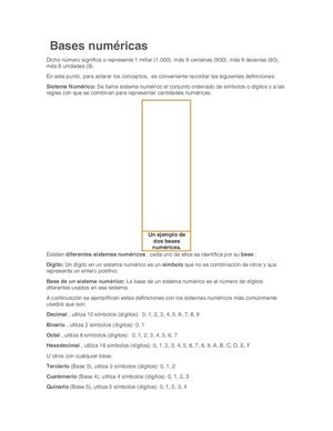 Bases Numéricas