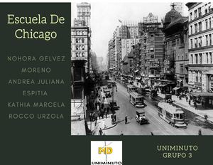 Cartilla Escuela De Chicago