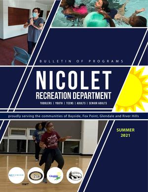 2021 Nicolet Recreation Department Summer Bulletin