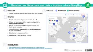 Arc GIS Story Maps - Dessiner Une Flèche Dans Une carte « express » D’une Story Map