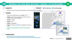 Arc GIS Story Maps - Dessiner Une Zone Dans Une carte « express » D’une Story Map