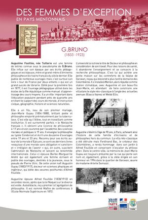 des femmes d’exception en pays mentonnais