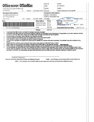 Notice of Dispute of Debt Or Alleged Contract with DITECH FINANCIAL LLP.