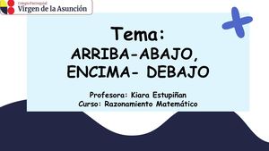 Clase 1 Arriba Abajo Encima Debajo