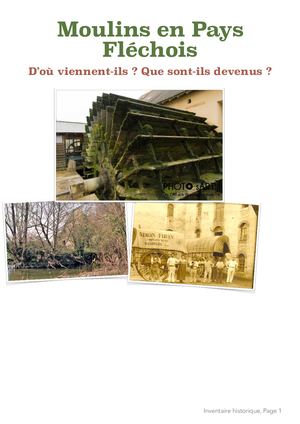 Moulins En Pays Fléchois