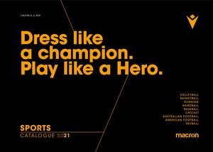 Catalogue Macron Sports Indoor & Outdoor 2021