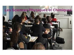 Présentation des sciences physiques et chimiques en 6e