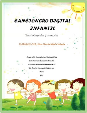 Cancionero Digital Infantil