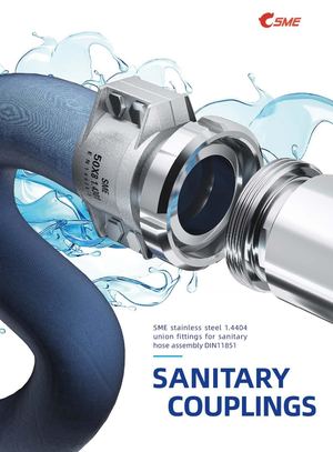 SME Sanitary Union Couplings Hygienic Fittings SS316L 1.4404 DIN11851 SMS Macon