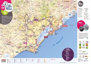 Carte pays de Thau et pays de Pézenas