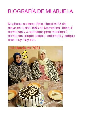 Biografia De Mi Abuela