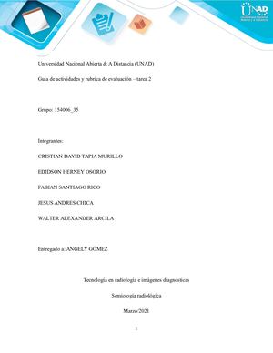 Semiologia Radiologica Tarea 2