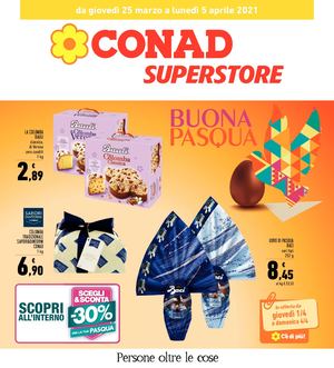 Volantino Conad Superstore Emilia Nord Ovest 25 Marzo 5 Aprile