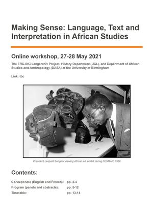 Making Sense Programme