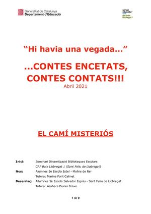 34 El camí misteriós