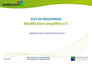 Avis au public - SCoT du Boulonnais