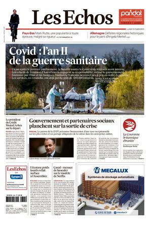 Les Echos Du 15 Mars 2021
