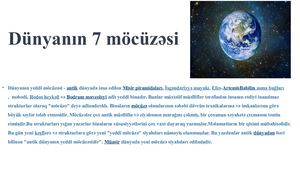 Dünyanın Yeddi Möcüzəsi