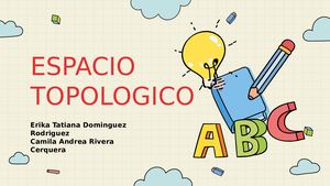 Espacio Topologico