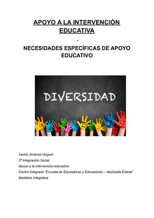 Necesidades Específicas De Apoyo Educativo