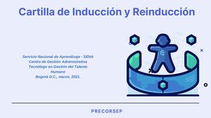 Cartilla De Inducción Y Reinducción Precorsep
