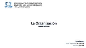 Mapa Mental de la Organizacion